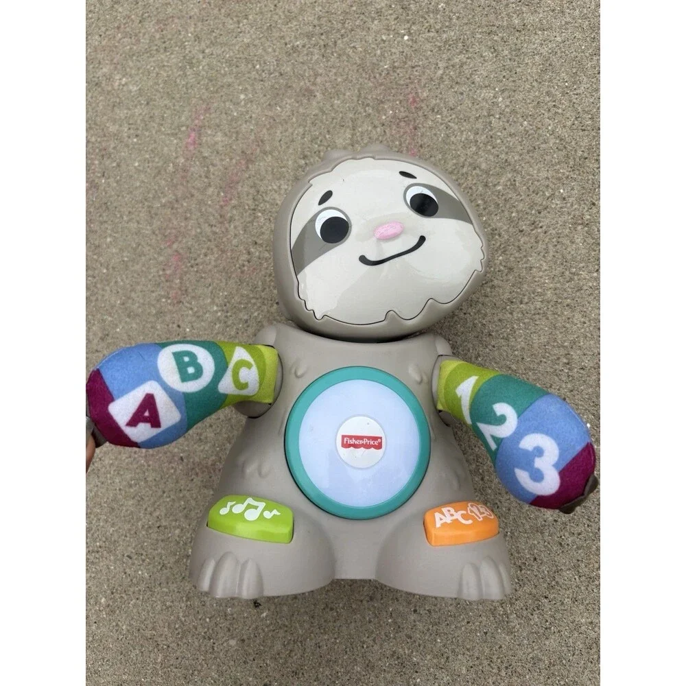 Fisher-Price Linkimals Interactive Baby Toy Smooth Moves Sloth Learning Works